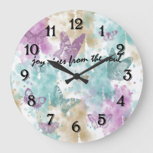 Joy Rises aus dem Soul Große Wanduhr