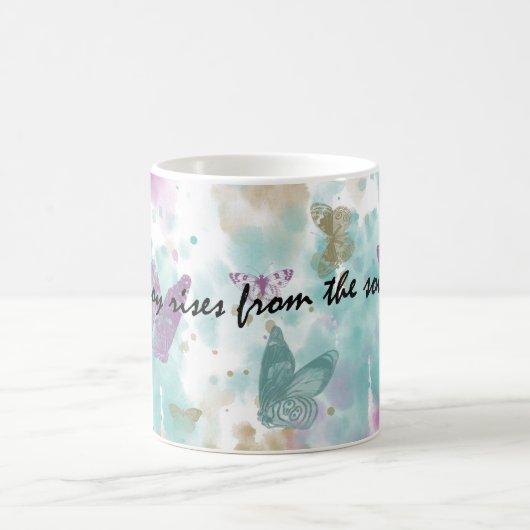 Joy Rises aus dem Soul Kaffeetasse (Mittel)