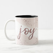 Joy | Rose Weihnachten Zweifarbige Tasse (Links)