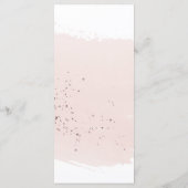 Joy | Rosen Gold Weihnachtsmenü Karte (Rückseite)