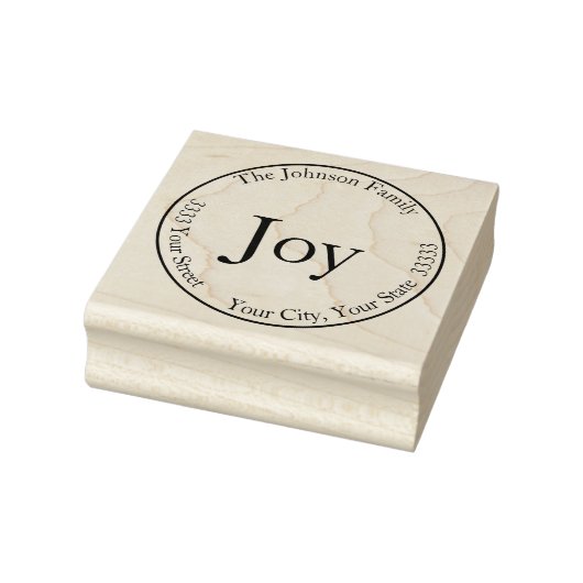 Joy Rücksendeadresse Gummistempel (Stempel)