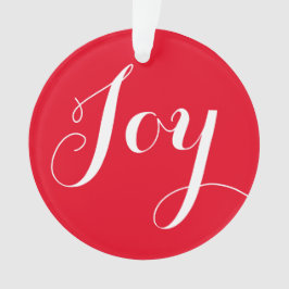 "Joy" Runde Weihnachtsschmuck Ornament