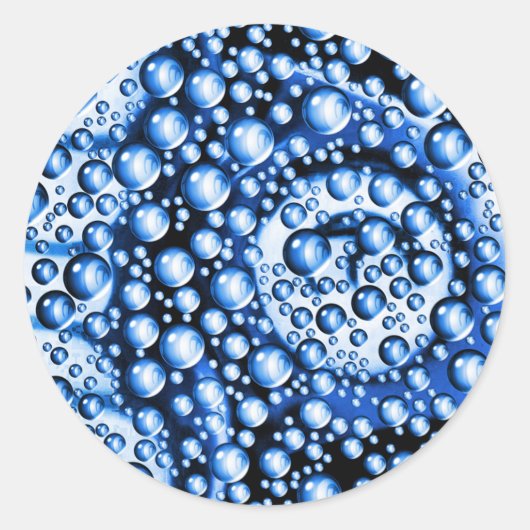 Joy_ Runder Aufkleber (Vorderseite)