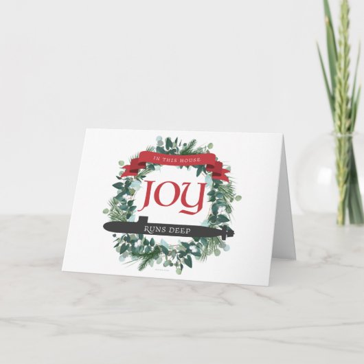 Joy Runs Deep - U-Boot Holiday Card (Vorderseite)