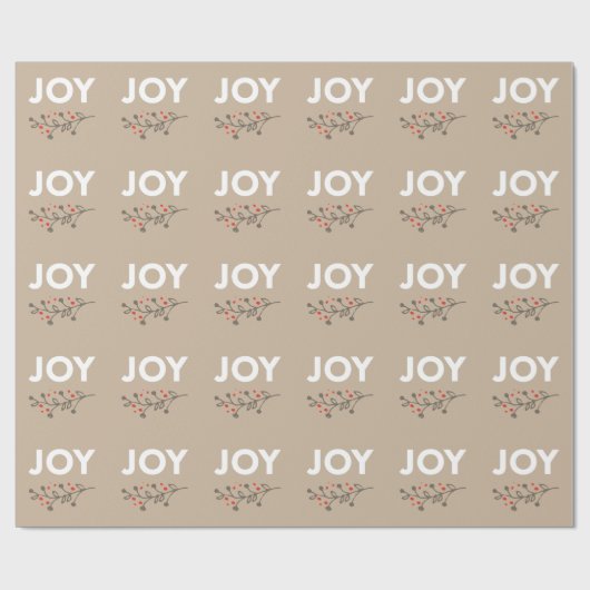 JOY Rustic | Versandpapier Geschenkpapier (Flach)