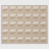 JOY Rustic | Weihnachtspapier Geschenkpapier (Flach)