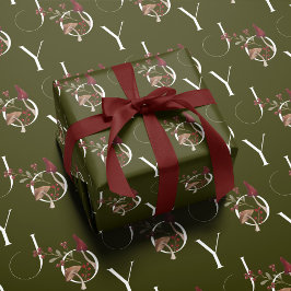 Joy Rustic Woodsy Watercolor Pilz Weihnachten Geschenkpapier