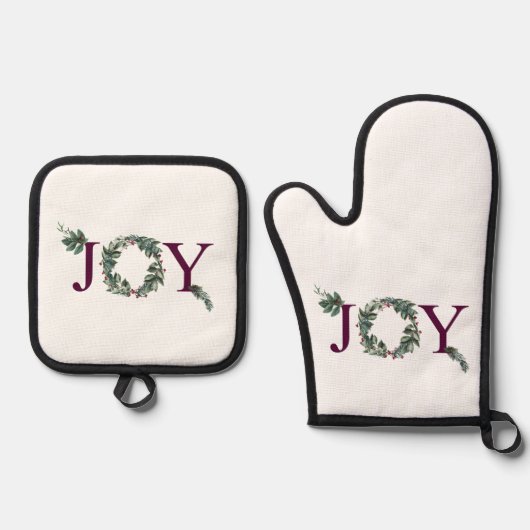 Joy Sammlung Topfhalter und Ofenmitte Ofenhandschuh & Topflappen-Set (Vorderseite)