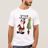 JOY Santa Claus T - Shirt und Geschenke (Vorderseite)