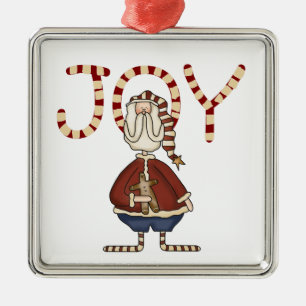 Joy Santa Keepake Ornament