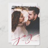 Joy Script | Elegante vertikale Weihnachten (Vorderseite)