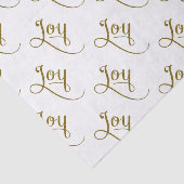 Joy Script Gold Glitzer Seidenpapier (Ausschnitt)