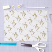 Joy Script Gold Glitzer Seidenpapier (Handwerk)