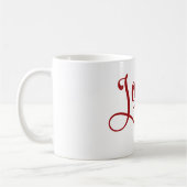 Joy Script Red Kaffeetasse (Links)