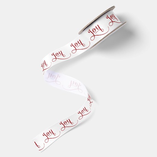 Joy Script Red Satinband (Rückseite)