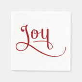 Joy Script Red Serviette (Vorderseite)