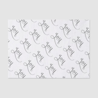 Joy Script Silver Glitzer Seidenpapier