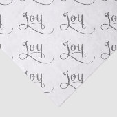Joy Script Silver Glitzer Seidenpapier (Ausschnitt)