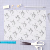 Joy Script Silver Glitzer Seidenpapier (Handwerk)