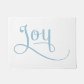 Joy Script Sky Fußmatte (Vorderseite)