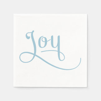 Joy Script Sky Serviette
