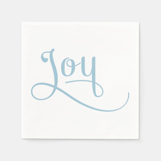 Joy Script Sky Serviette (Vorderseite)