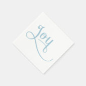Joy Script Sky Serviette (Ecke)