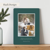 Joy Script | Weihnachts-Weihnachtsfotokarte Feiertagskarte