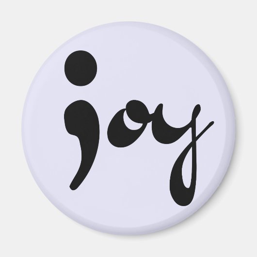 Joy Semicolon Magnet (Vorne)