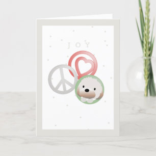 Joy Shihtzu Feiertagskarte