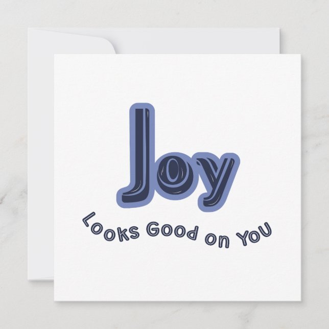 Joy sieht gut aus (Vorderseite)