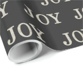 JOY (silber) Geschenkpapier (Rolleneckpunkt)