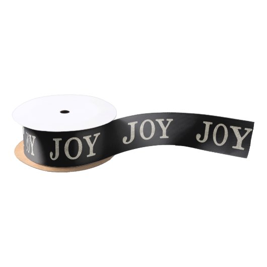 JOY (silber) Satinband (Spule)