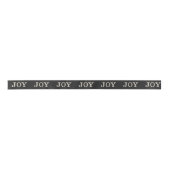 JOY (silber) Satinband (Vorderseite)