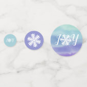 Joy Snowflake Konfetti (Rückseiten)
