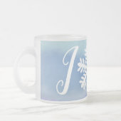 Joy Snowflake Mattglastasse (Links)