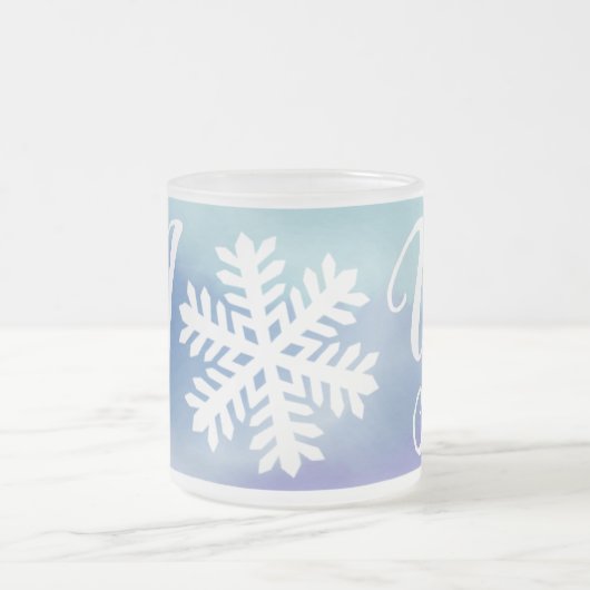 Joy Snowflake Mattglastasse (Mittel)