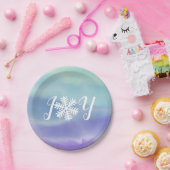 Joy Snowflake Pappteller (Party)