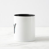 Joy Snowflakes Pink Blue 3D Tasse (Zentrum)