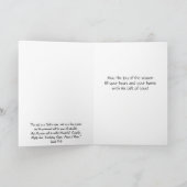 Joy Snowman Feiertagskarte (Innenseite)