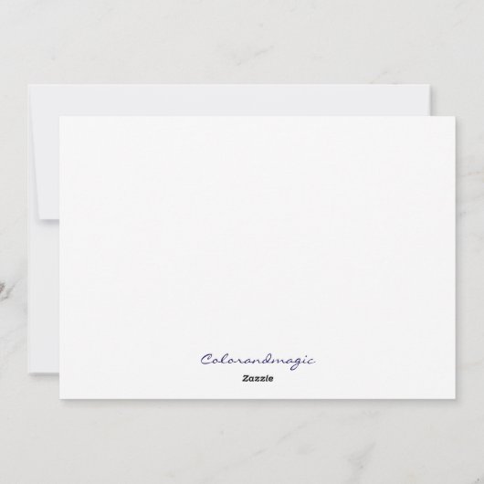 Joy Snowman Feiertagskarte (Rückseite)