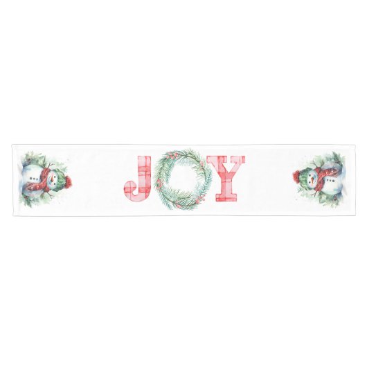 JOY Snowmen Kurzer Tischläufer (Horizontal)