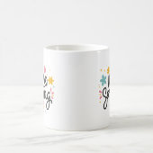 Joy Spring Charming Hello Spring Floral Cheerful Kaffeetasse (Mittel)
