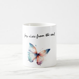Joy steigt aus dem Soul Butterfly Kaffeetasse