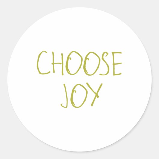 Joy Sticker2 Runder Aufkleber (Vorderseite)