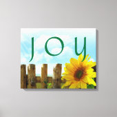 JOY Stretched Canvas Print Leinwanddruck (Vorderseite)