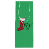 Joy Strumpf Geschenktüte Für Weinflaschen (Rückseite)