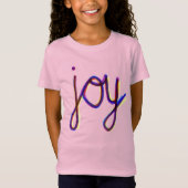 Joy! T - Shirt für Mädchen (Vorderseite)