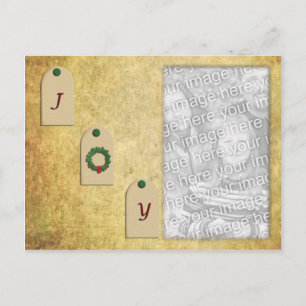 Joy Tag Template Postkarte