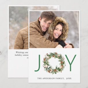JOY Tannenzapfen Tannen Kranz Weihnachten 2 FOTO